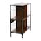 Household Essentials 28" 4-Compartment Trellis Storage Bookshelf